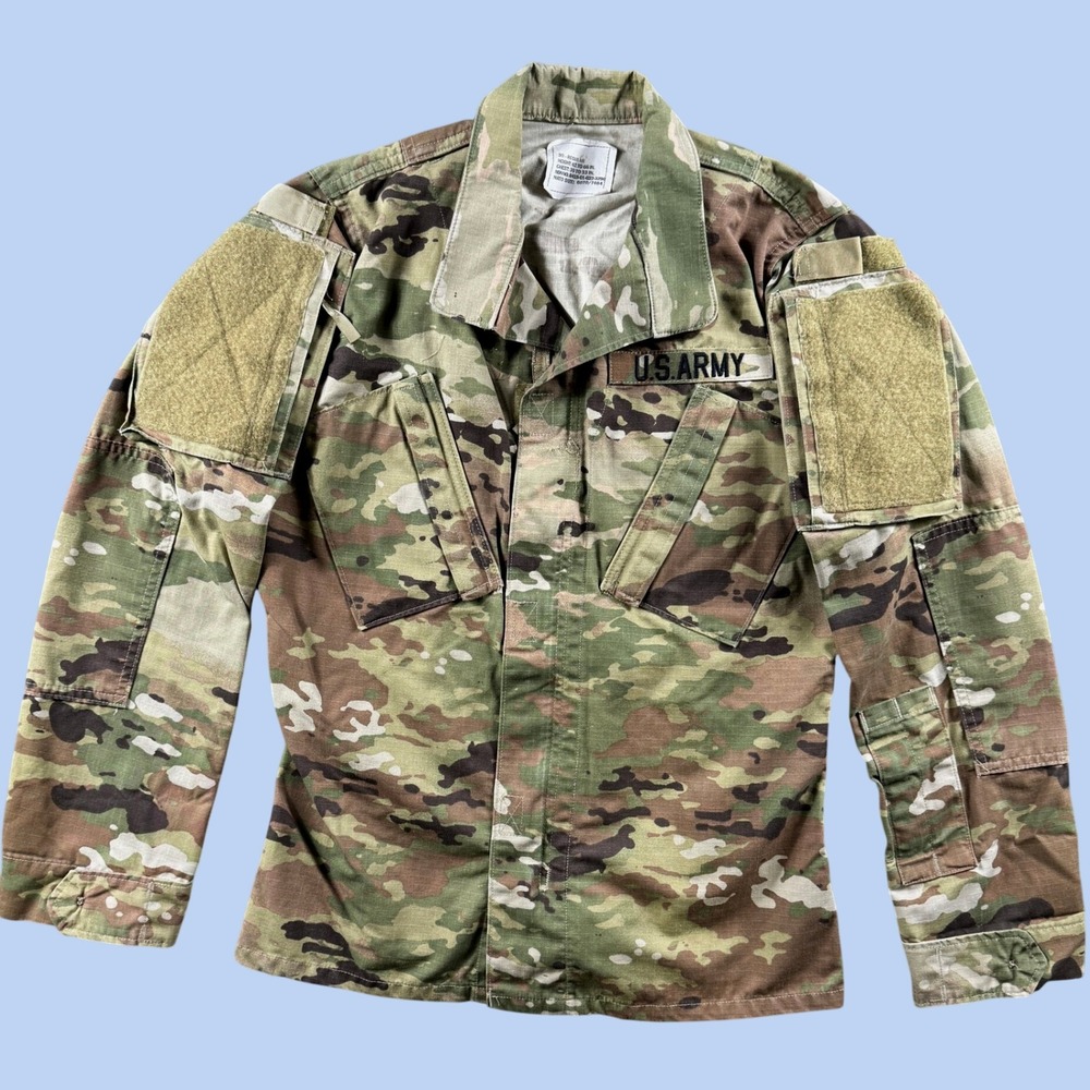 M&M Manufacturing Combat Uniform Coat Womens‎ 30R Camo Ocp Multicam Ripstop Acu